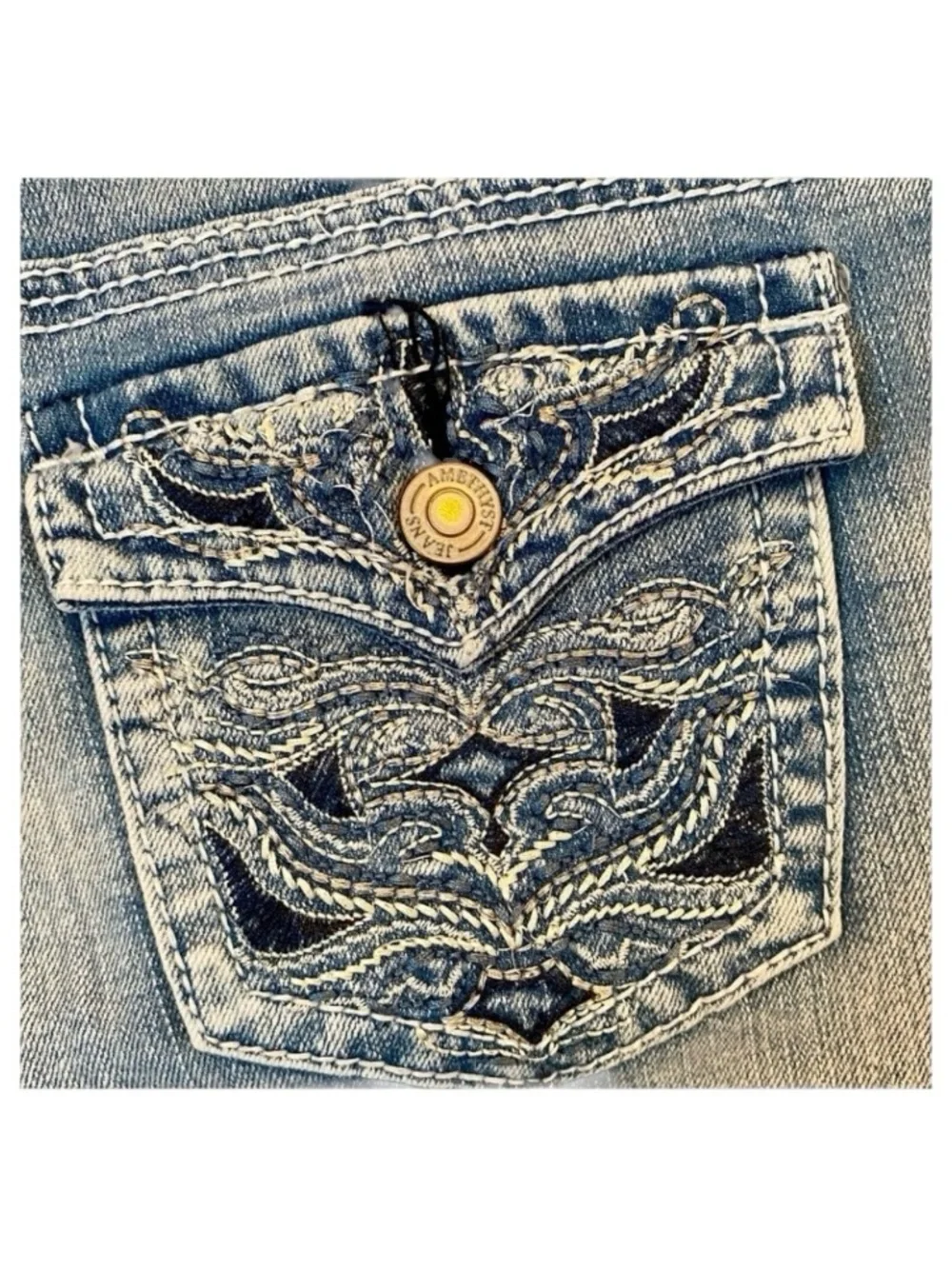 Amethyst Jeans capri’s 9 - Picture 2 of 10